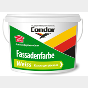 Краска ВД акриловая CONDOR Fassadenfarbe-Weiss 1,5 кг