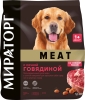 Сухой корм для средних и крупных собак МИРАТОРГ Winner Meat с сочной говядиной 1,1 кг (1010017166)
