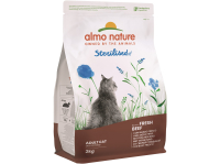 Сухой корм для стерилизованных кошек ALMO NATURE Holistic Sterilised говядина с рисом 2 кг (670)